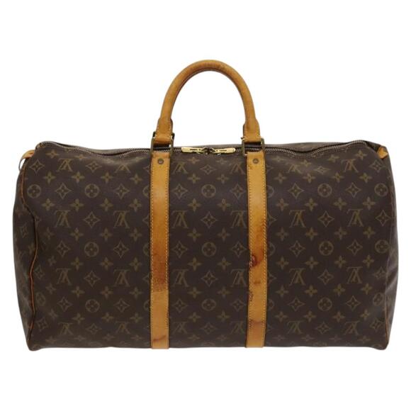 LOUIS VUITTON Monogram Keepall 50 Boston Bag M41426 - Picture 2 of 16